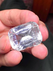 Pierre précieuse Morganite rose, taille coussin, naturelle, facettée, pour bijoux - Product Image 5