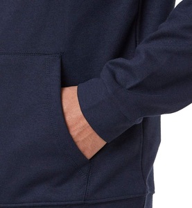 Solid Color Regular Fit Casual Hoodie Breathable QuiaStreet Wear Custom Slim Fit Men <b>Hoodies</b> <b>Plain</b> Bulk Winter Pullover <b>Hoodies</b> - Product Image 4