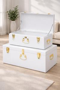 Nouvelle boîte de rangement en métal faite à la main, design personnalisé 2026, longue durée de vie, pour vêtements à domicile, vente en gros à prix abordable - Product Image 3