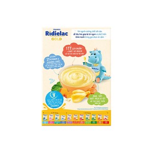 Vinamilk Ridielac Gold-Céréales pour les enfants de six mois-Saveur de légumes mélangés au poulet-200g x 24 boîtes par carton - Product Image 2