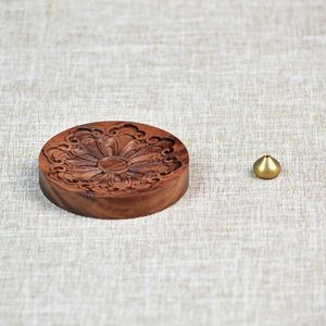 Plateau brûleur d'encens en bois de santal fait main avec sculpture d'oiseau et support métallique pour usage aromatique, décoration de table, diffuseur d'encens - Product Image 5