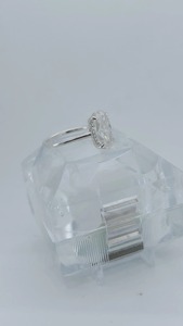 Anillo de Compromiso de Diamante Cultivado en Laboratorio con Corte Ovalado para Mujer, Oro Sólido de 14K, 6 Quilates, Certificado IGI, Color D, Estilo Clásico de Lujo - Product Image 5