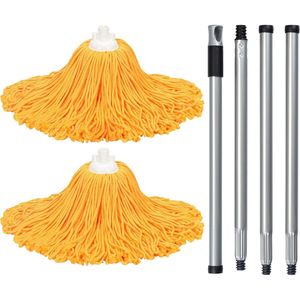 Ricambio per Mop in Microfibra con Manico da 54 Pollici, Compatibile con Sistema di Rotazione in Acciaio Inossidabile, Panno in Microfibra per Pulizia a Umido - Product Image 1