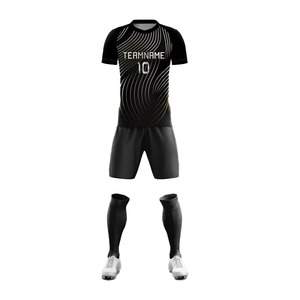 Uniformes de Fútbol al por Mayor de Alta Calidad, Modelo de Nueva Temporada, Sublimación Completa, Transpirable, Cuello en V, para Adultos, Cómodos - Product Image 2