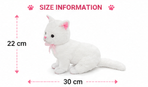 Cute Cat Plush <b>Toy</b> <b>Soft</b> <b>Stuffed</b> Animal Kawaii Kitty Pillow Velboa Fabric Kids Gift OEM Custom Logo Available - Product Image 4