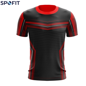 Wholesale Price Custom Design Sublimated Crew Neck T-<b>Shirts</b> Short Sleeves Running Wear <b>100</b>% <b>Polyester</b> Quick Dry Breathable <b>Shirt</b> - Product Image 4