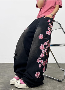 Pantalones Vaqueros Holgados de Moda – Jeans Cómodos de Corte Ancho, Perfectos para Uso Casual y Moda Urbana - Product Image 4
