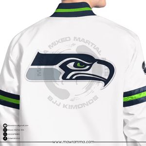 Vintage Patchwork Satin Bomber <b>Jacket</b> Unisex Custom Logo Embroidery Varsity <b>Jacket</b> Oversized Streetwear Patch Design OEM Coat - Product Image 5