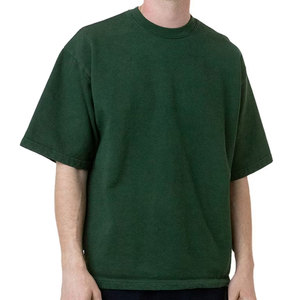 Customized OEM Men Oversized Wholesale Rate Heavy Cotton <b>Drop</b> Shoulder T Shirts Embroidery Streetwear Manufacturer Pakistan - Product Image 1