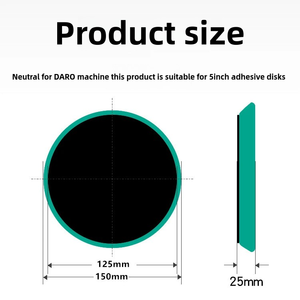 Almohadillas de pulido de 6 pulgadas fabricadas en China, almohadilla de espuma de borde biselado con esmalte para pulidor de vehículos, almohadilla de esponja para coche - Product Image 4