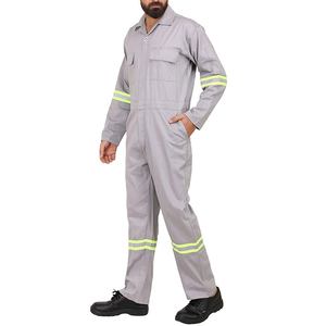 High Quality Safety Short Sleeve Work <b>Overalls</b> Uniforms <b>Construction</b> Work Wear Suit Coverall In Different Color - Product Image 1