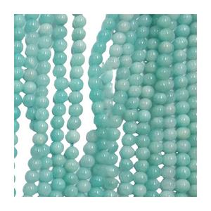 Rotondo blu Amazonite Perline Braccialetto - Product Image 3
