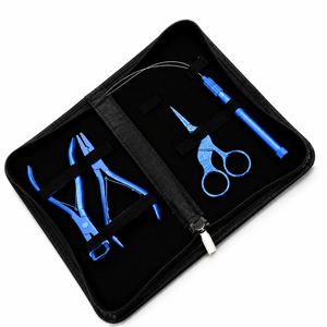 ชุดอุปกรณ์ต่อผมสแตนเลส MANAN INSTRUMENTS พร้อมคีม กรรไกร และอุปกรณ์ถอด สำหรับติดตั้งและถอดที่บ้าน - Product Image 4