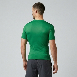 Camiseta Deportiva de Compresión de Manga Corta para Hombre, Corte Ajustado, Cuello Redondo, Secado Rápido, para Entrenamiento, Gimnasio y Ejercicio - Product Image 2