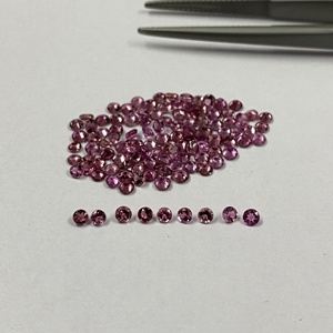 Certificado Natural 4mm Turmalina Rosa Cristal facetado Piedra preciosa Collar de piedras preciosas sueltas en línea Precio de fábrica al por mayor - Product Image 2