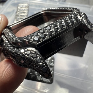 2023 marca superior de lujo Unisex reloj deportivo mecánico automático personalizado Hip Hop diamante VVS Moissanite oro blanco Silicona - Product Image 5