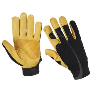 ถุงมือหนังวัวคุณภาพดีที่สุดจากปากีสถาน ถุงมือช่างซุปเปอร์ แรงงานถุงมือช่าง Arbeitshandschuhe - Product Image 1