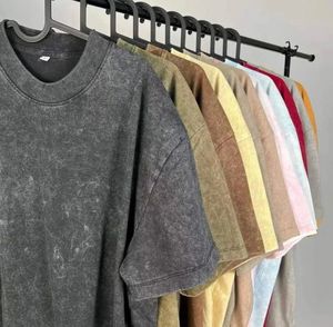 T-shirts personnalisés délavés à l'acide, col rond, coupe courte et ample. Créez vos propres t-shirts délavés à l'acide au meilleur prix. - Product Image 5