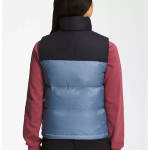 Chaleco acolchado ligero sin mangas personalizado para invierno, para mujer, informal, con logo de tu marca, impermeable. - Product Image 3