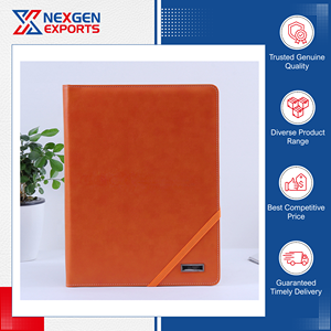 Carpeta de Presentación de Negocios de Cuero PU Hecha a Mano de la Mejor Calidad, Modelo 16, con Anillas, Personalizable con Logotipo - Product Image 5