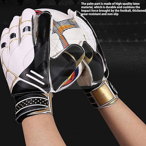 Gants de gardien de but en cuir, imperméables, avec sangle de poignet réglable, robustes, best-sellers, vente directe d'usine - Product Image 6