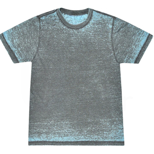 เสื้อยืดผู้ชายถักลายไล่สี แขนสั้น คอกลม ทรงปกติ สไตล์ลำลอง ดีไซน์เรียบง่าย - Product Image 1