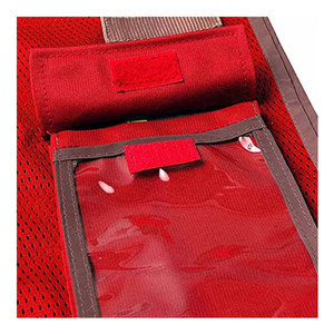 Chaleco de seguridad reflectante de diseño OEM, color verde de alta visibilidad con cremallera frontal, antiestático, ignífugo, ropa táctica. - Product Image 4