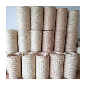 Panneau de bambou tressé artisanal naturel du Vietnam pour finition murale décorative, revêtement de plafond, maison éco-responsable - Product Image 3