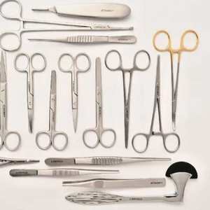 Juego de instrumentos de cirugía general veterinaria, herramientas quirúrgicas de grado alemán, kit quirúrgico veterinario de acero inoxidable en estuche. - Product Image 6