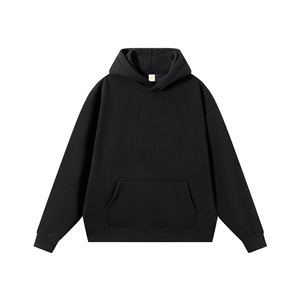 Men's <b>Hoodies</b> & Sweatshirts Custom High Quality Blank Pure Color Drop Shoulder Puff Printing Wholesale Streetwear <b>Plain</b> <b>Hoodies</b> - Product Image 4