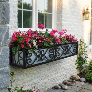 Vintage Wrought Iron Bicycle <b>Plant</b> Stand 3-Tier Rust-Resistant Square Metal Flower <b>Pot</b> <b>Holder</b> Indoor Outdoor Decorative Planter - Product Image 3