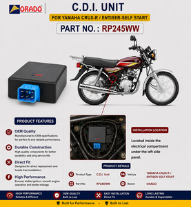 yamaha crux entiser self start cdi unit export quality for two wheeler spare parts india orado - Product Image 3