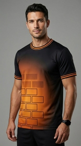 Camiseta Deportiva Transpirable para Hombre, Jersey de Entrenamiento de Alto Rendimiento, Ropa Deportiva para Correr, Absorbe la Humedad - Product Image 3