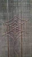 Dernière nouveauté : Décoration murale toile d'araignée gothique pour Halloween, accent décoratif pour maison hantée, cadeau idéal