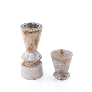Brûleur d'encens en résine arabe fait main de luxe, décoratif, pour Bakhoor et Oud, porte-mubkhar pour parfum arabe traditionnel, islamique - Product Image 1