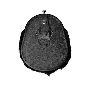 Sac de kilt écossais Sporran professionnel 100 % fourrure de lapin toutes couleurs, style décontracté, pompons, en cuir – Fabricant - Product Image 6