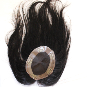 Restore confidence beautifully with human hair <b>toupee</b> for woman—lightweight coverage, natural texture, and comfortable wear for - Product Image 4