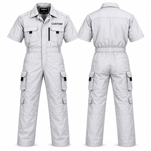 Overol de Trabajo de una Pieza 100% Algodón, Traje de Trabajo para Hombre, Reflectante, Resistente a la Abrasión, Antimanchas, Personalizable, Equipo de Seguridad para Mecánicos - Product Image 1