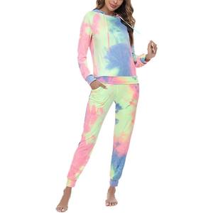 Survêtement tie-dye pour femme, durable, anti-boulochage, infroissable, en matière de qualité supérieure, très demandé, pour la vente en gros avec faible MOQ - Product Image 2