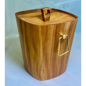 Hot Selling Custom Logo Wooden Ice Bucket Premium Wood <b>Cooler</b> with Eco-Friendly Barware for Restaurant and Hotel Bulk Supply - Product Image 5