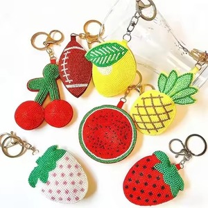Decorative Seed Beads Embroidery Charms <b>Key</b> <b>Chains</b> For Craft Lovers Multi Color Seed Beads Charms For Unique Jewelry Pieces - Product Image 1