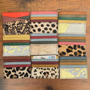 Carteras minimalistas de cuero reciclado para hombre y mujer, tarjetero de crédito, carteras portátiles de bolsillo frontal, las más baratas de fábrica al por mayor - Product Image 6