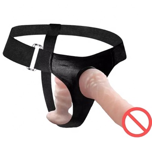 ดิลโด้แบบสายเข็มขัดปรับได้เซ็กส์ทอยสมจริงส่งตรงจากอินเดีย - Product Image 1