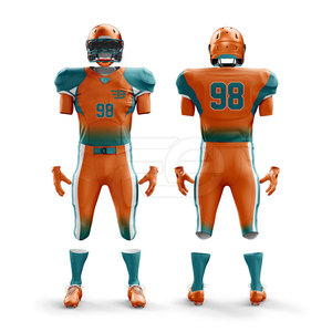 Tenue de football américain pour homme, manches courtes, légère, personnalisable, pour entraînement et pratique - Product Image 3