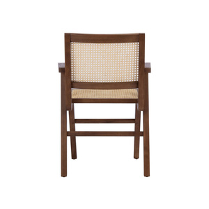 Silla de Comedor de Teca Hecha a Medida, Asientos Modernos de Madera para Restaurante, Proveedor de Exportación de Muebles OEM ODM - Product Image 5