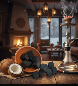 Briquettes de charbon de coco pour chicha améliorent la qualité du tabac à chicha grâce à une longue durée de combustion et à un arôme pur. - Product Image 4