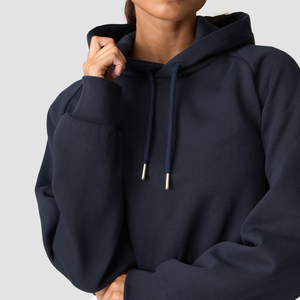 Sudadera con Capucha de Invierno 2025 para Mujer, Estilo Urbano, Tejida, con Logotipo Personalizado Impreso, Transpirable, Ecológica, de Poliéster/Algodón - Product Image 6
