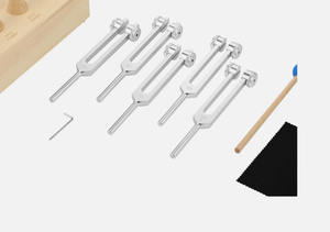 Ensemble de 5 diapasons pour la thérapie sonore des chakras et la guérison ADN, pour garder le corps en bonne santé - Product Image 5