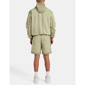 Conjunto de Verano Personalizado con Logotipo de Marca, Chaqueta y Pantalones Cortos para Hombre, Traje Deportivo, Cortavientos, Conjunto de Dos Piezas - Product Image 3