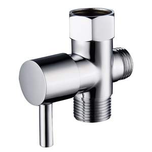 Válvula de latón para inodoro G7/8 hembra con adaptador en T G15/16 macho y G1/2 macho, válvulas de descarga para bidé - Product Image 1